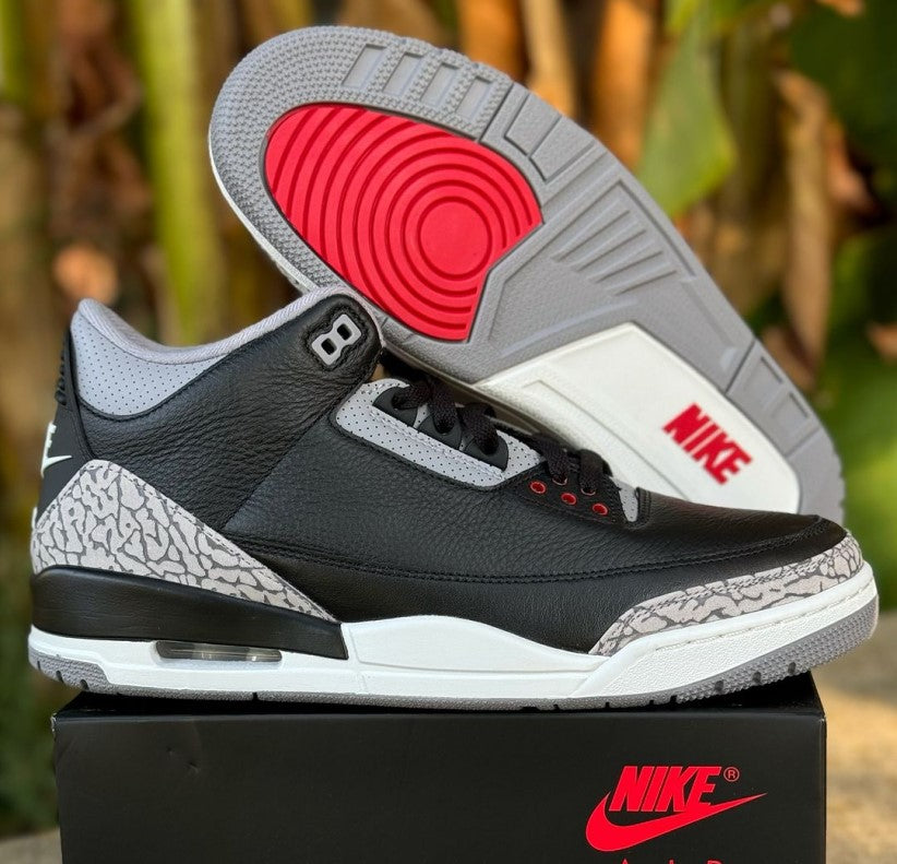 The Nike Air Jordan 3 OG Black Cement 2024 Is Coming Soon!
