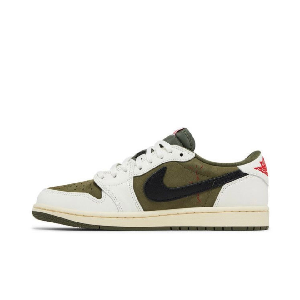 (W) Travis Scott x Air Jordan Retro 1 "Reverse Olive/ Medium Olive"