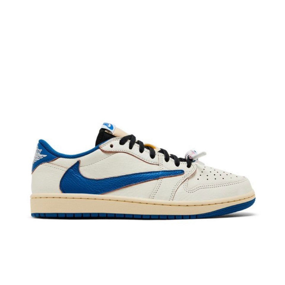 Travis Scott x Air Jordan Retro 1 Low OG SP "Sail Military Blue"