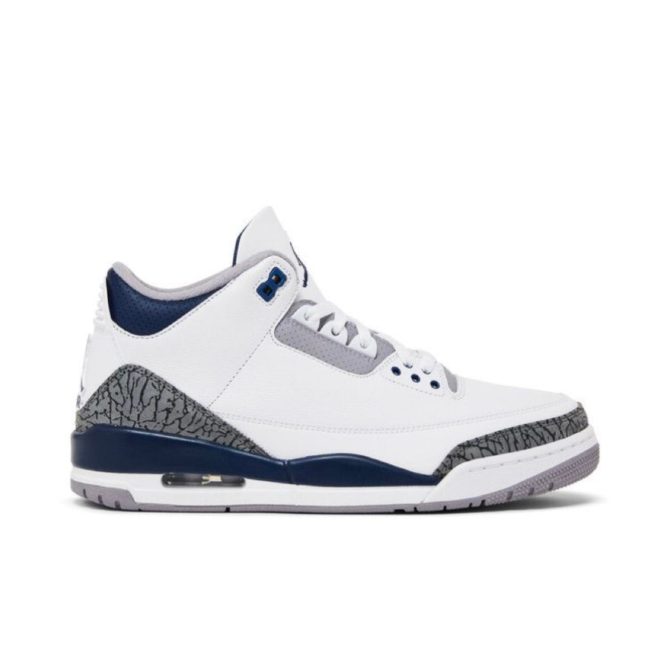 (Size 10.5M) Air Jordan Retro 3 "Midnight Navy"