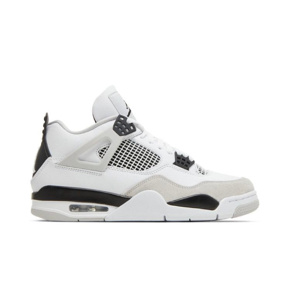 (Size 7.5M) Air Jordan Retro 4 "Military Black"