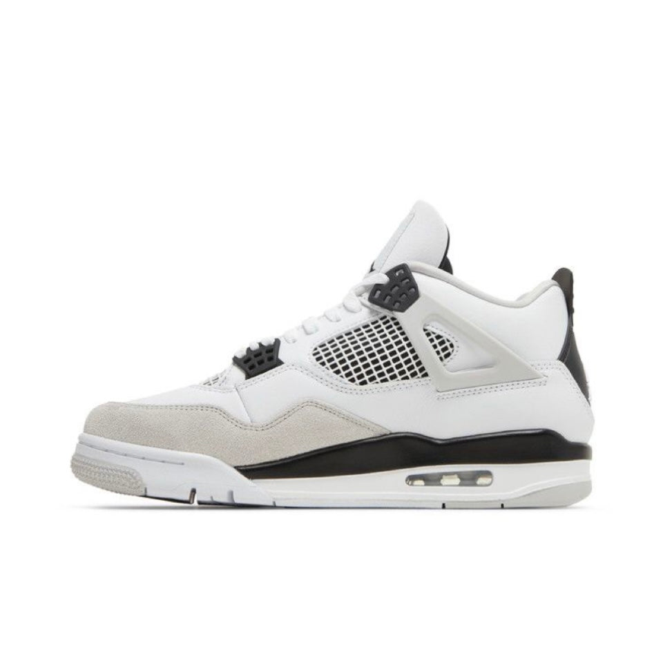 (Size 7.5M) Air Jordan Retro 4 "Military Black"