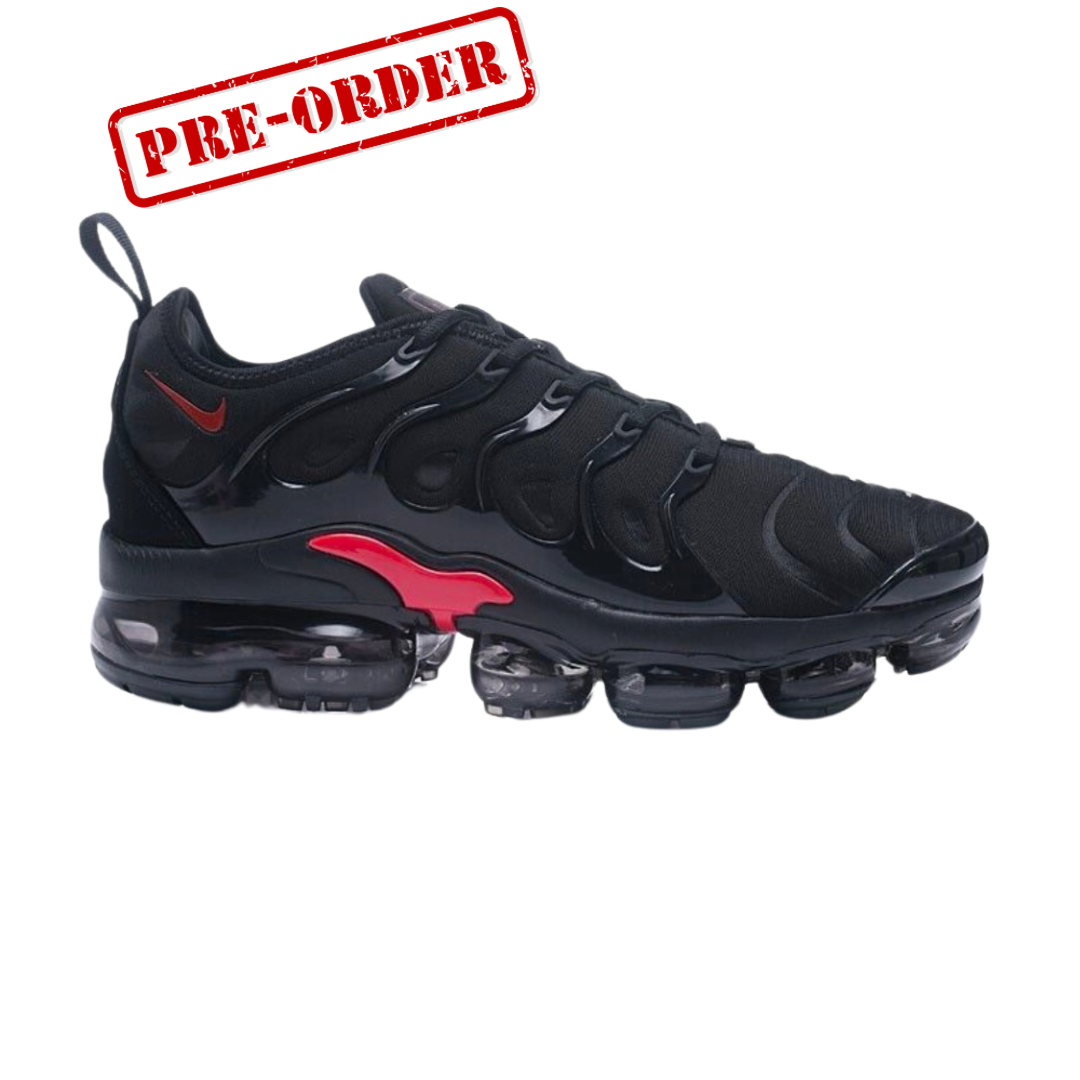 NIKE AIR VAPORMAX PLUS "BLACK RED"